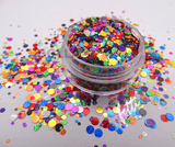 multicolor chunky glitter for tumblers and crafts