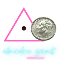 garnet for nail art and jewelry making