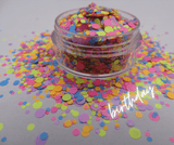 multicolor confetti matte glitter for epoxy tumblers