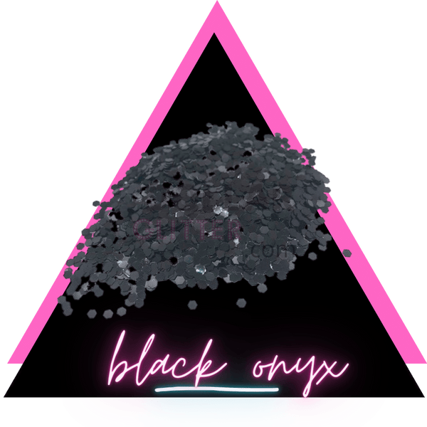 best black chunky glitter for tumblers