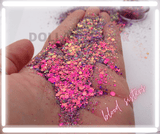 blood sisters pink chameleon glitter for tumblers 