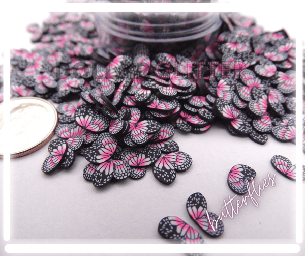 Butterflies Fimo Polymer Clay Butterfly Slice for nails