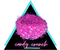 pink iridescent loose crystal glitter