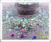candy inspired chunky mix luxury polyester  tumbler glitter for 