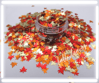 Best leaf glitter for fall storyboard tumblers and halloween crafts