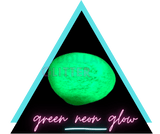 green neon glow powder