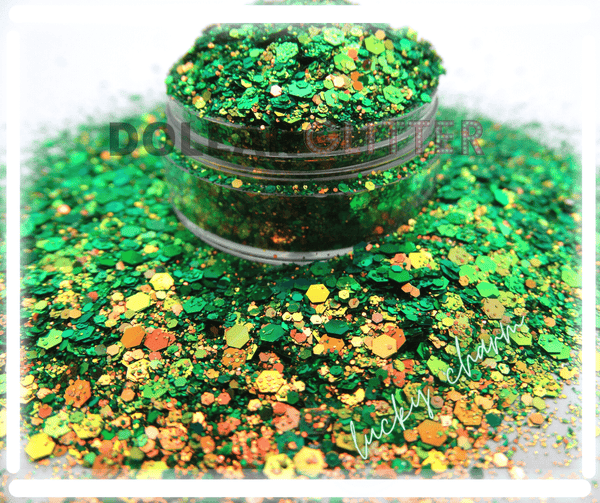 lucky charm chameleon colorshifting chunky glitter for resin molds
