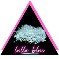 light blue custom mmix glitter for resin crafts