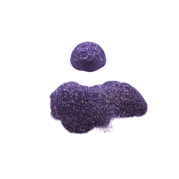 fine purple glitter for keychains and crafts