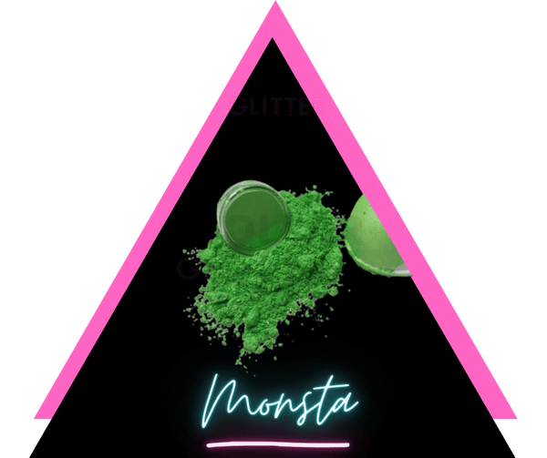 neon green mica for crafts