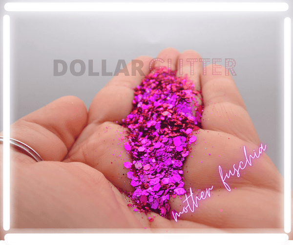 mother fuschia pink chameleon holographic glitter mix for tumblers