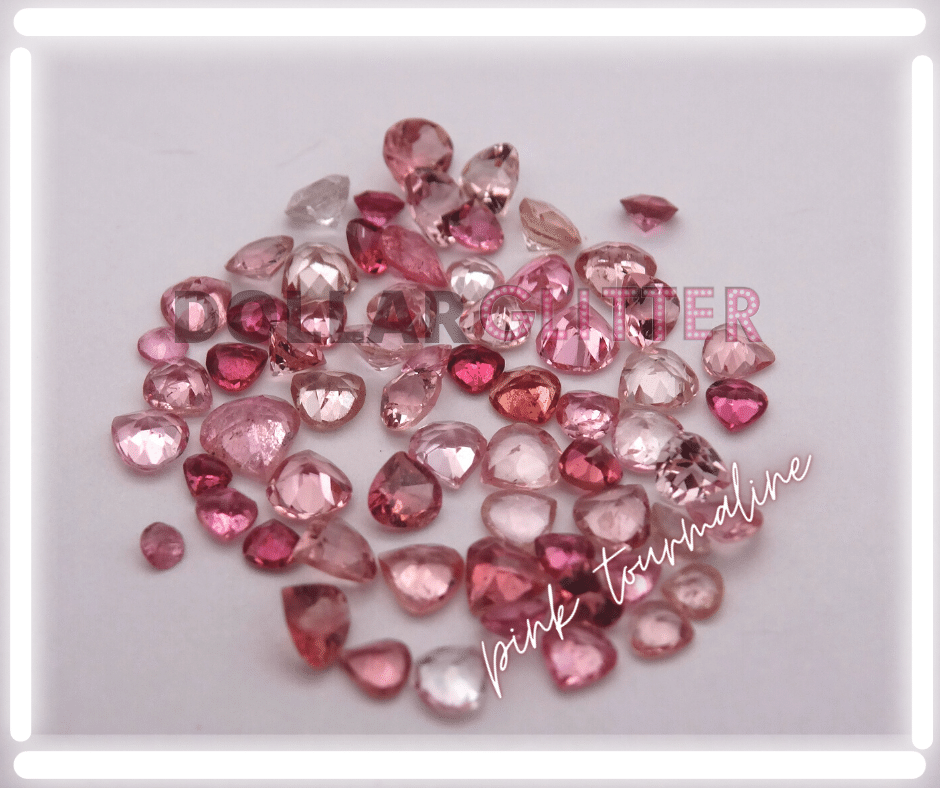 Liiouer Pink Rhinestones  Crystal Bling Gemstones Mixed Color