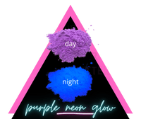 purple super neon glow powder