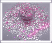 pink tassle butterfly mix glitter for cups