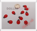 resin  lady bug cabochon  for jewelry