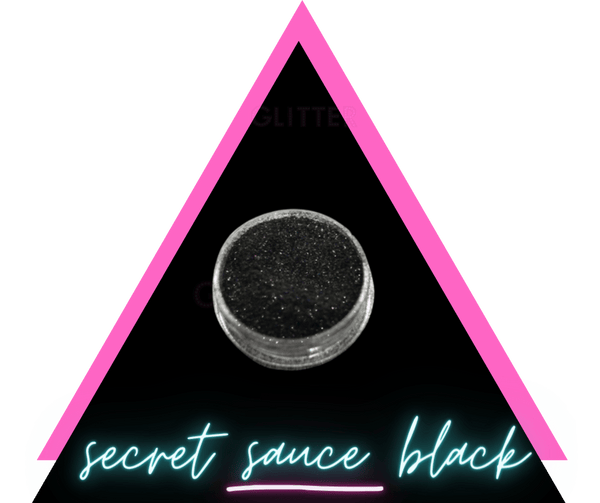 black micro fine dusting glitter for resin crafts