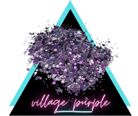 metallic purple pink glitter mix for crafts