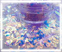 purple mylar flake  glitter for jewelry making