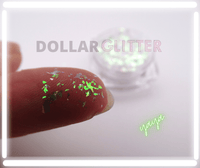 yaya glitter green to purple flake body glitter cosmetic safe